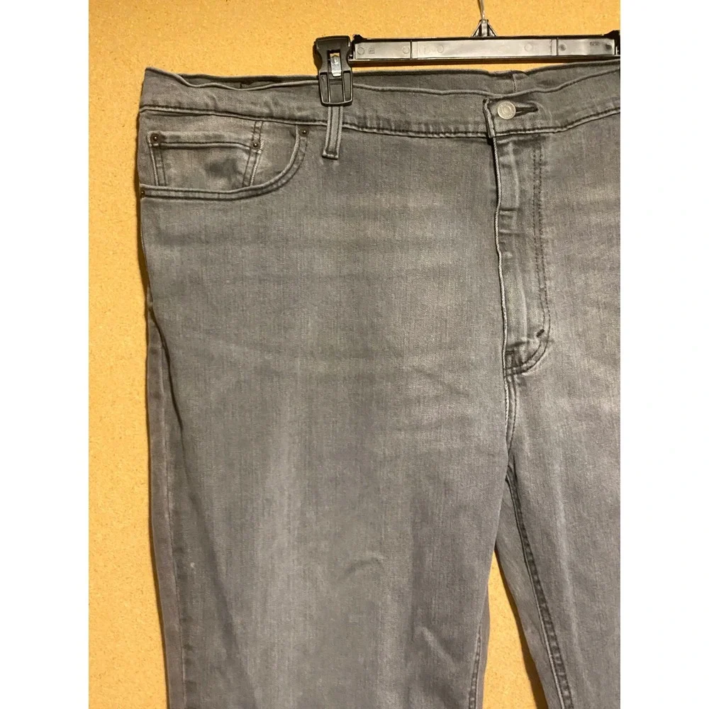 Levis 541 Athletic Taper Grey Jeans Mens W52 L34 Stretch Denim 18757-0078